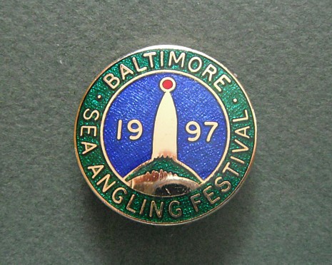 Deep Sea Angling Festival badge 1997